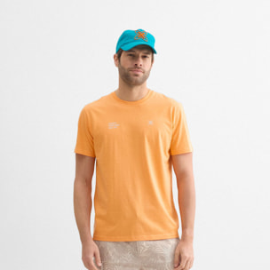 Camiseta regular MUNICH lifestyle de algodón orgánico naranja