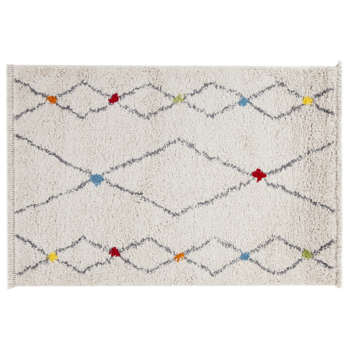 Tapis rectangulaire à motifs losanges 200 x 300 cm LIO