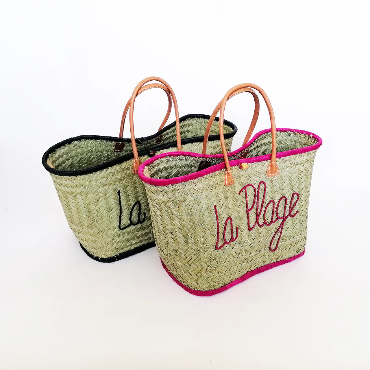 Panier artisanal de Madagascar - Pasika GM Noir