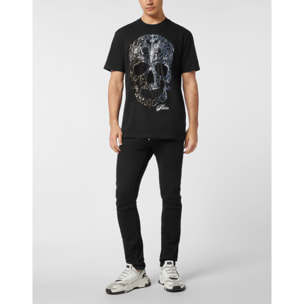 PHILIPP PLEIN Camiseta de cuello redondo y manga corta SKULL