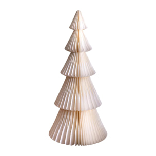 Albero carta - Pezzi 1 - Colore Crema - 23x50Hx23cm - Bianchi Dino