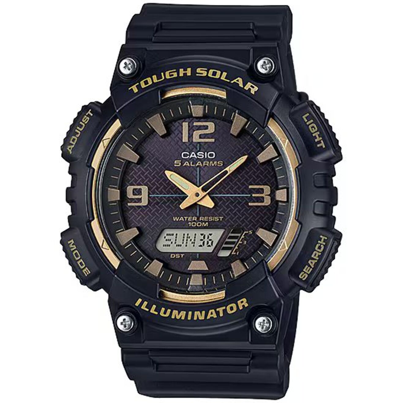 Reloj Casio AQ-S810W-1A3 Hombre Analogico/digital Solar con Correa de Resina