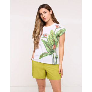 Camiseta Manga Corta Blanco - Adirio