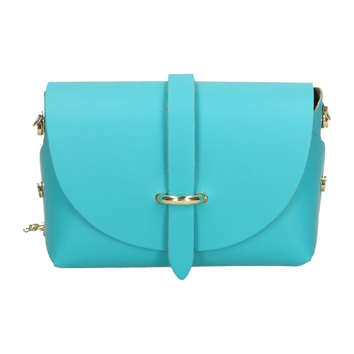 Chicca Borse Borsetta Clutch Blu