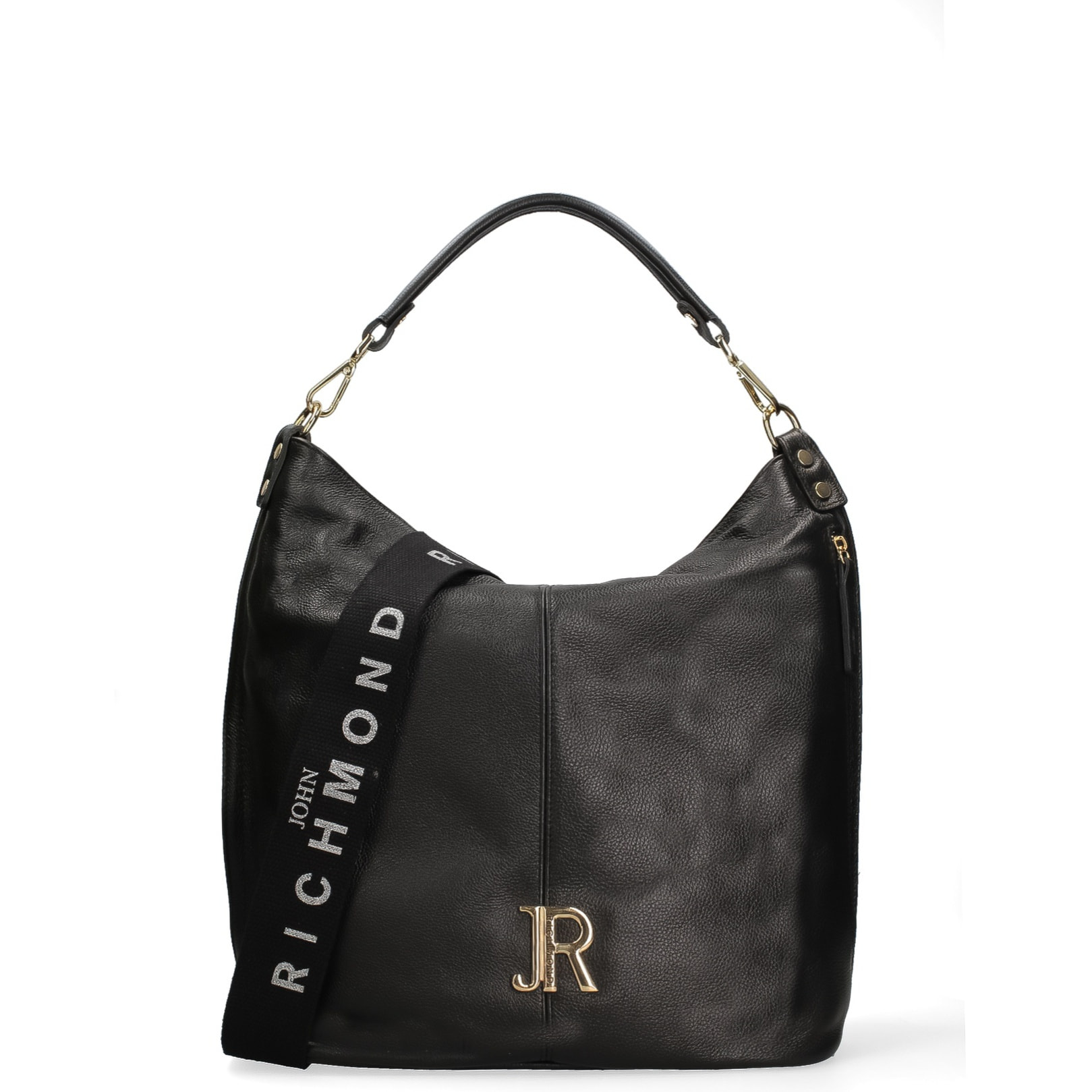 Borsa a spalla da donna Made in Italy - Modello Oriana Plus - 100% pelle - 36.0 x 40.0 x 12.0 cm