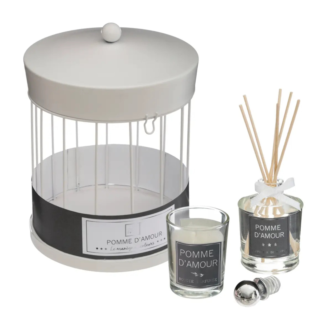 Coffret cadeau "Manège" cage D13cm