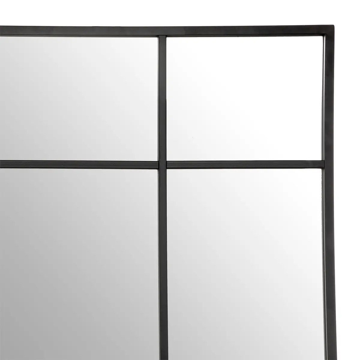 Miroir "Macha" métal noir 97x167cm