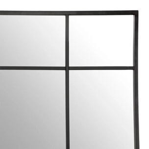 Miroir "Macha" métal noir 97x167cm