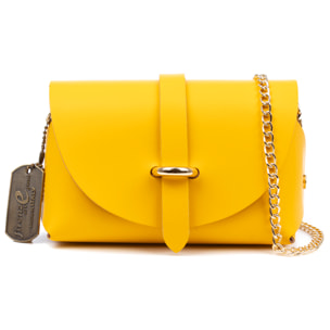 Aurora Bolso bandolera Mujer. Piel auténtica Ruga