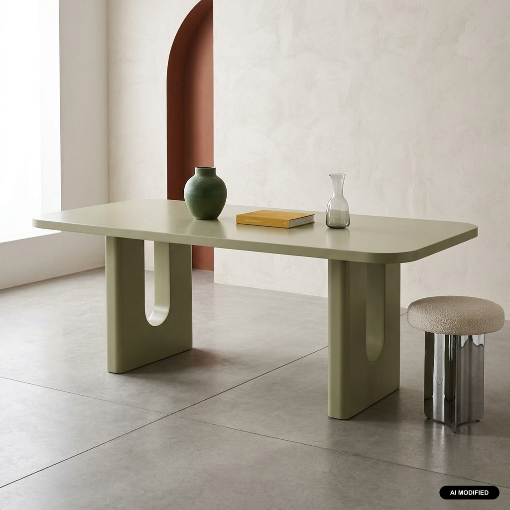 Table à manger finition mat 8 places SIA