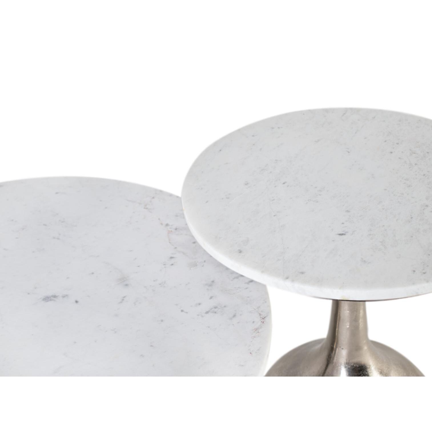 Set de dos mesas de centro - 41x75cm diámetro