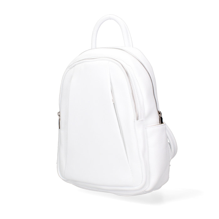 Zaino da donna in pelle Made in Italy - Modello Ísara - Casual - 26.0 x 31.0 x 11.0 cm