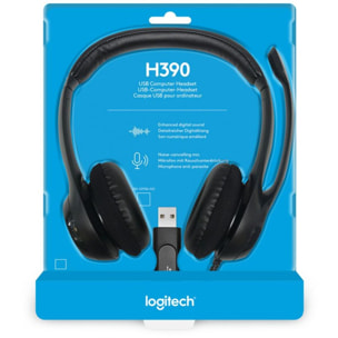 Micro-casque LOGITECH H390 USB stéréo