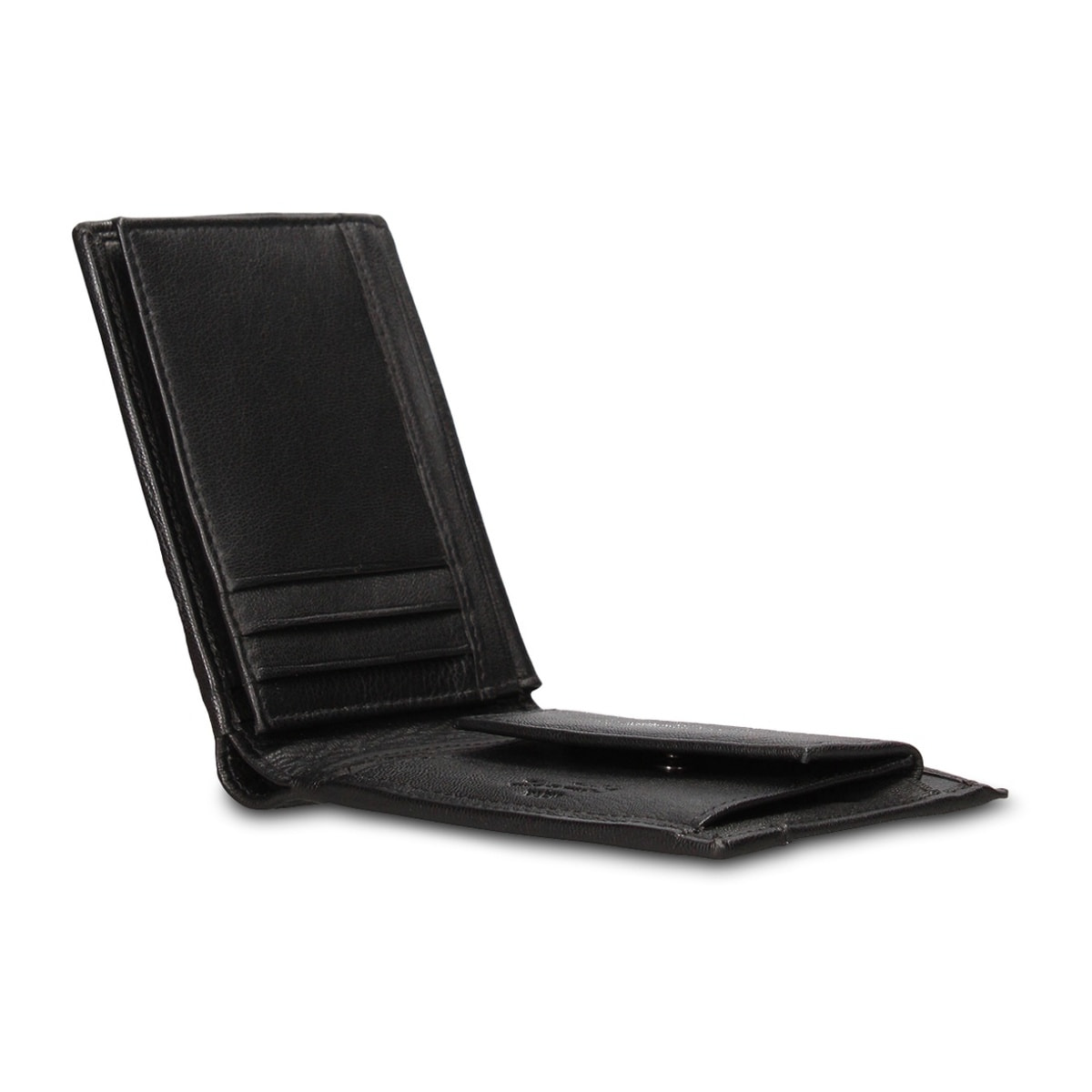 Portafoglio uomo in vera pelle - Modello Erewhon Nova - Casual - 12.0 x 9.0 x 2.0 cm