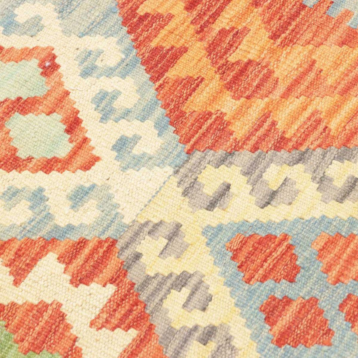 Tapis kilim ethnique authentique, tissé plat en laine naturelle