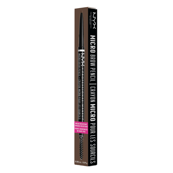 NYX Professional Makeup Micro Brow Pencil Crayon sourcils Black