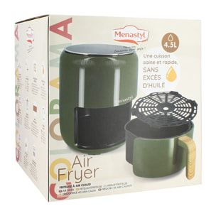 Friteuse sans huile 4,5L verte COLORAMA