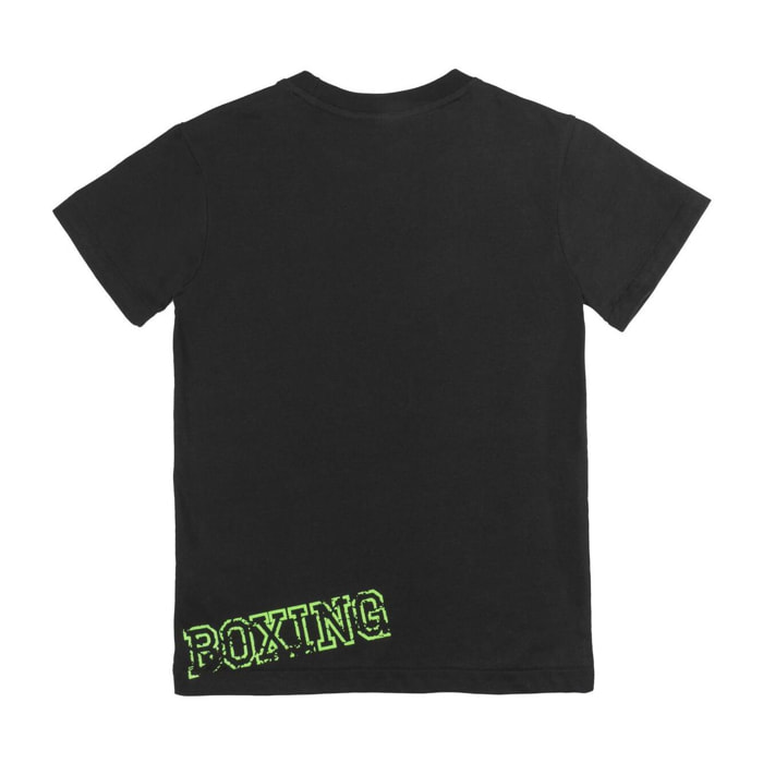 T-shirt da bambino in cotone Leone Boxing