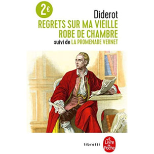 Diderot, Denis | Regrets sur ma vieille robe de chambre: suivi de la promenade Vernet | Livre d'occasion