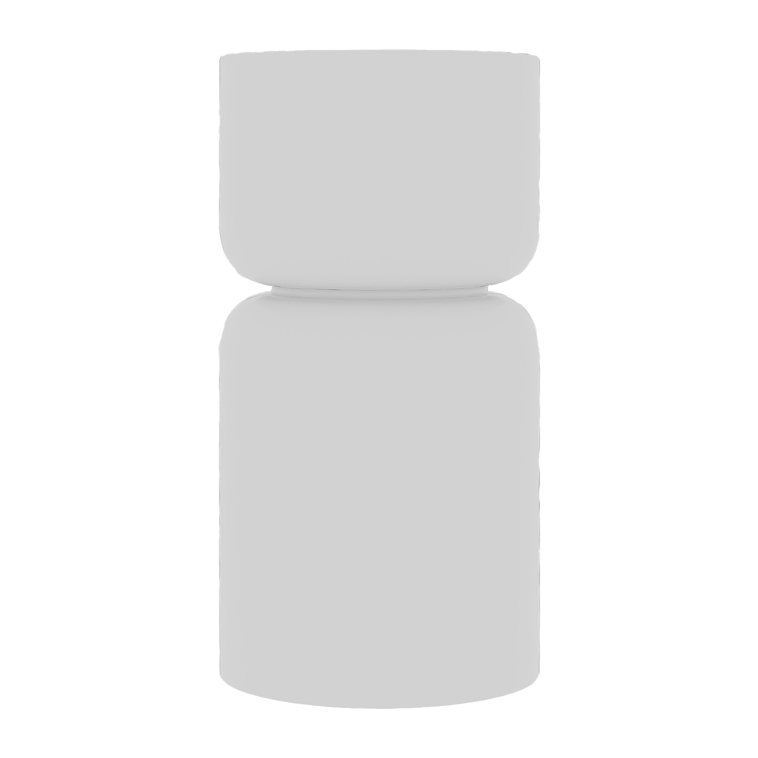 Callas – Table d’appoint design en magnésie blanc