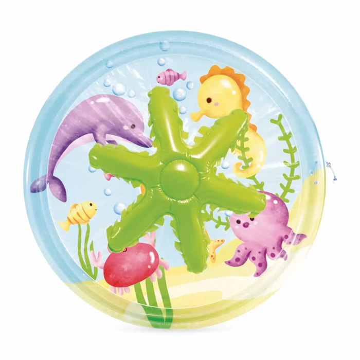 Intex 56433NP - Piscina Gonfiabile Palma con Spruzzino, 173x104 cm, 2+ Anni