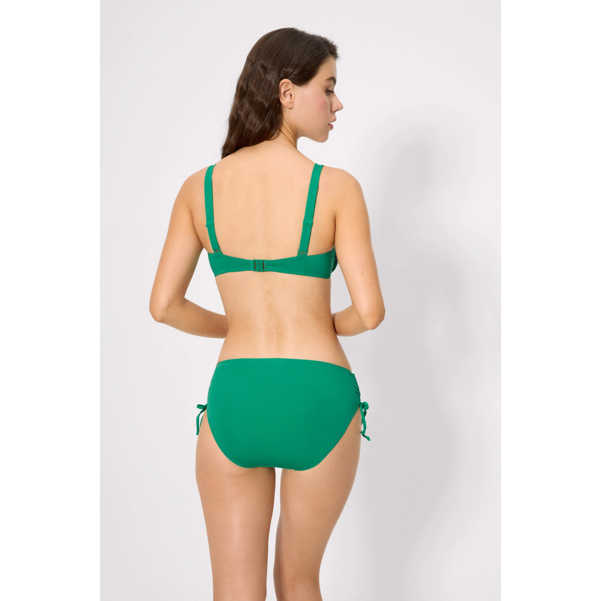 Slip bikini midi Verde