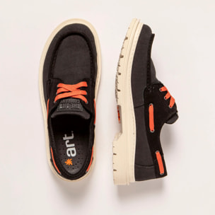 Zapatos 1901 NOBUCK-CANVAS BLACK/ BIRMINGHAM color Black