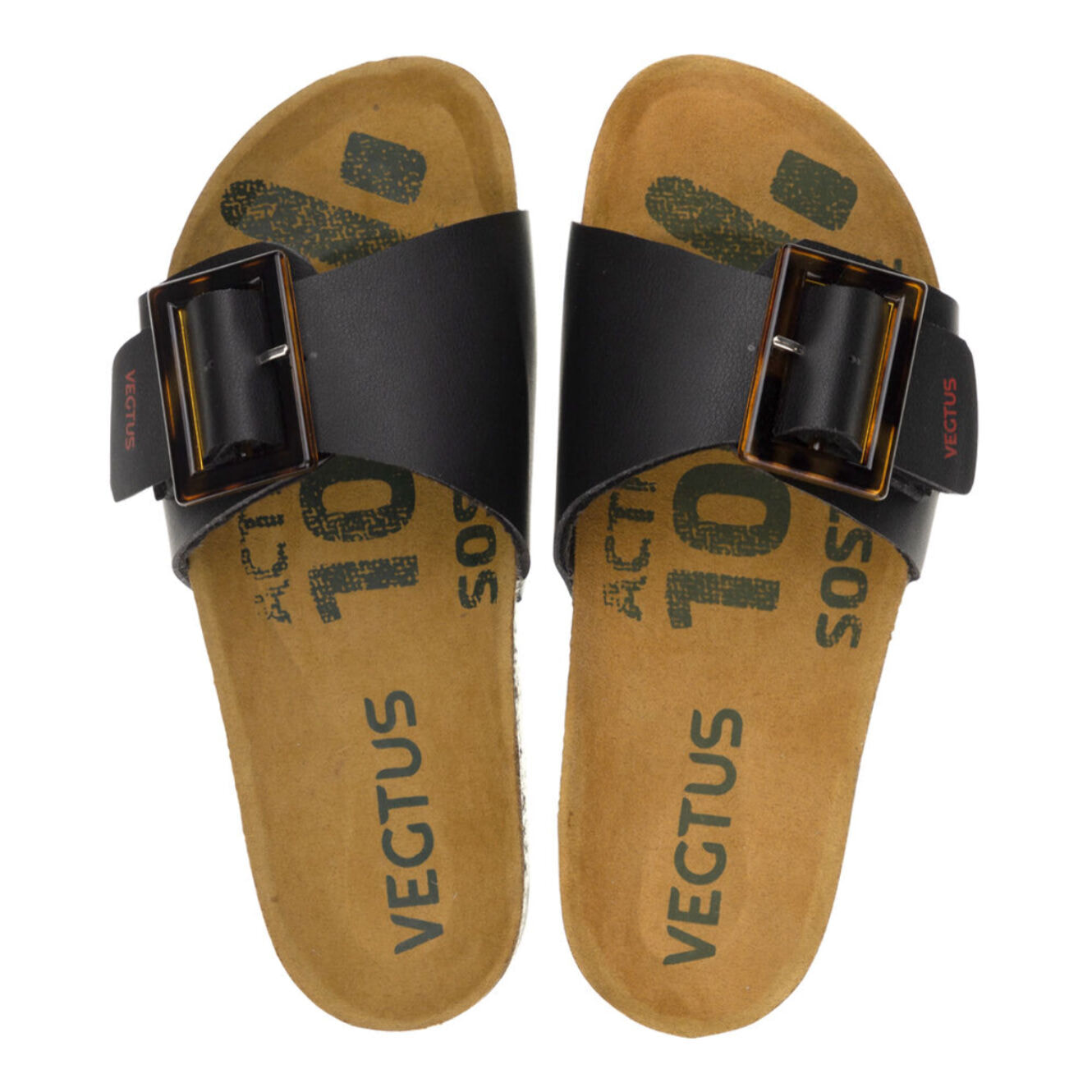 Chanclas para Mujer - VEGTUS Duna Black