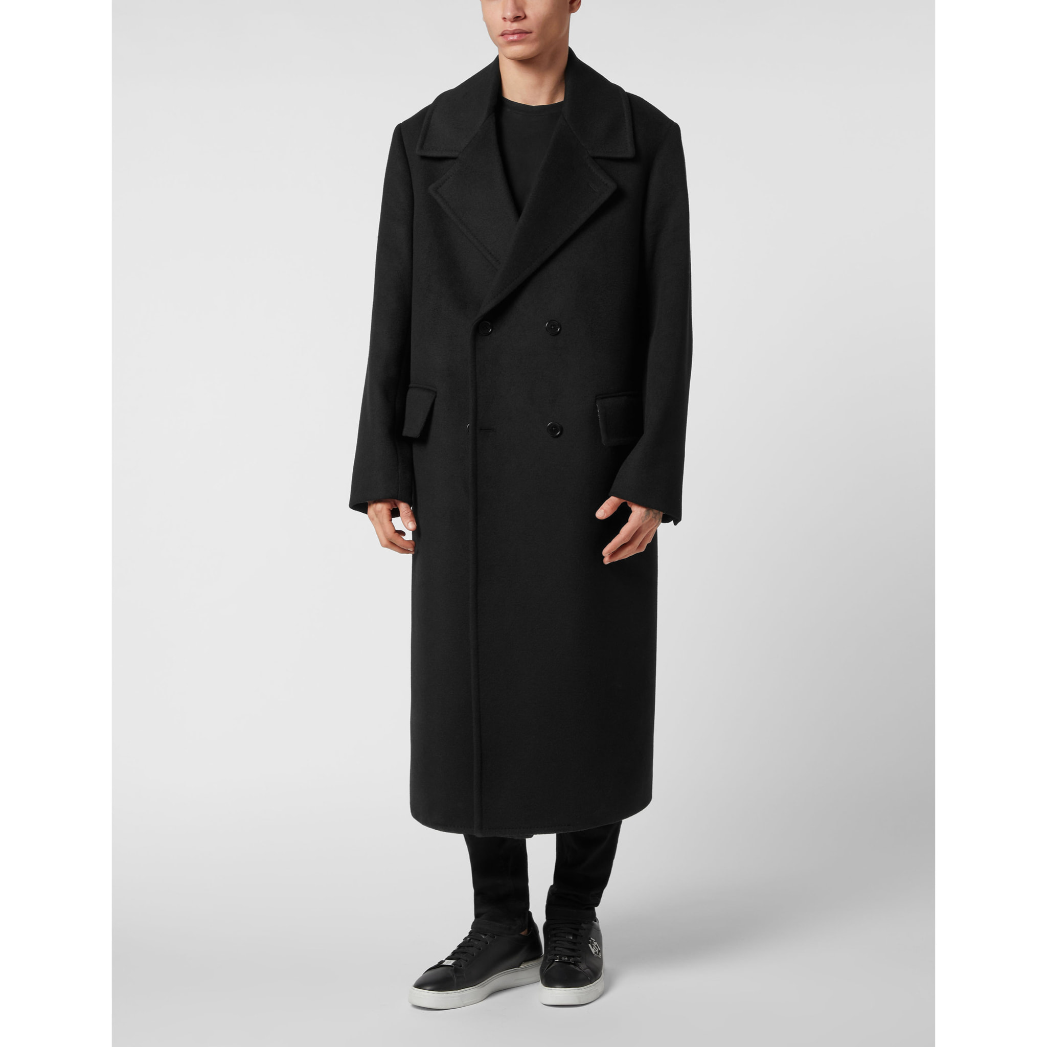 PHILIPP PLEIN ABRIGO LARGO DOUBLE B