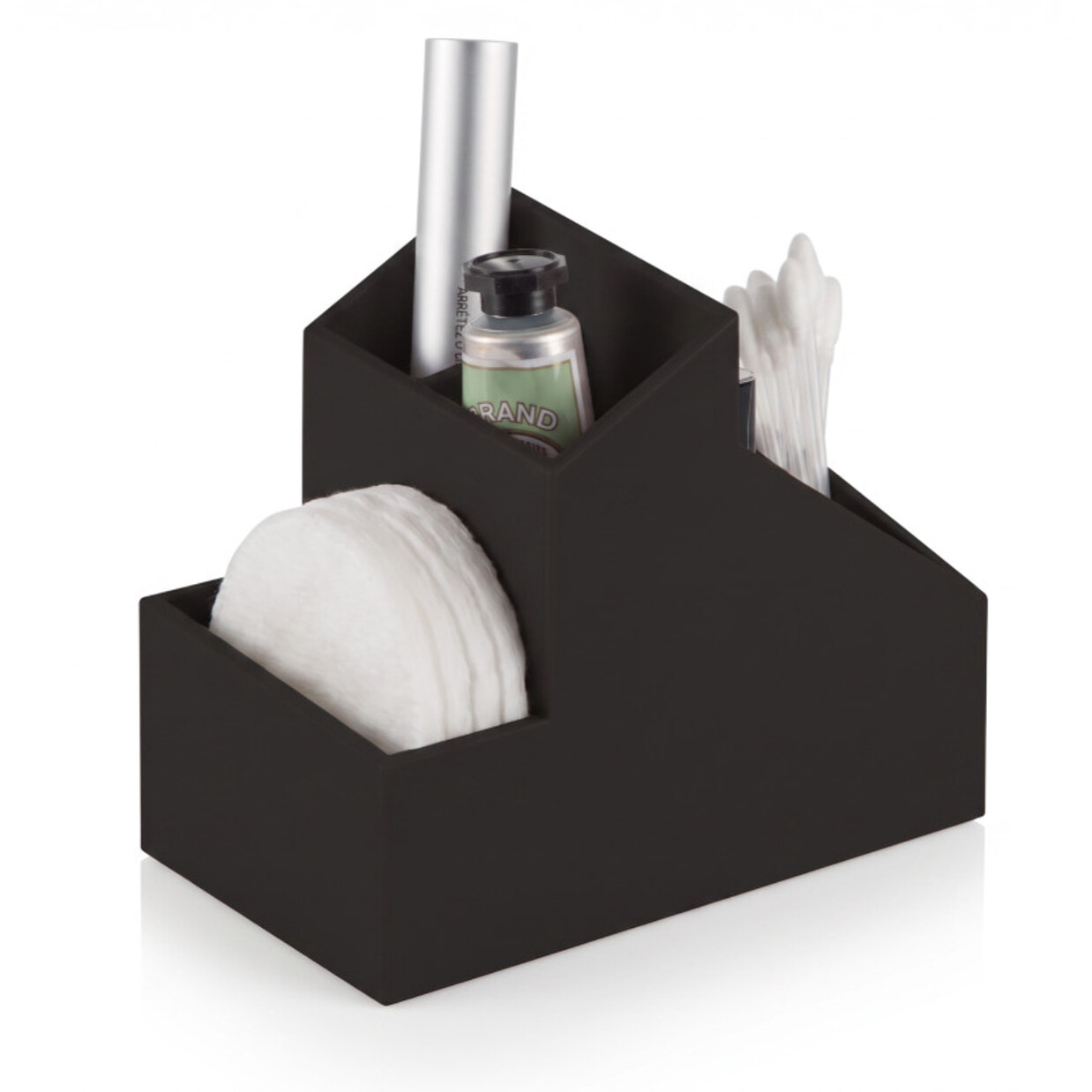 compartiment de rangement simple ABS SKYLINE Noir Spirella