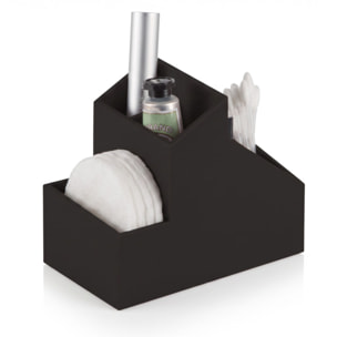 compartiment de rangement simple ABS SKYLINE Noir Spirella