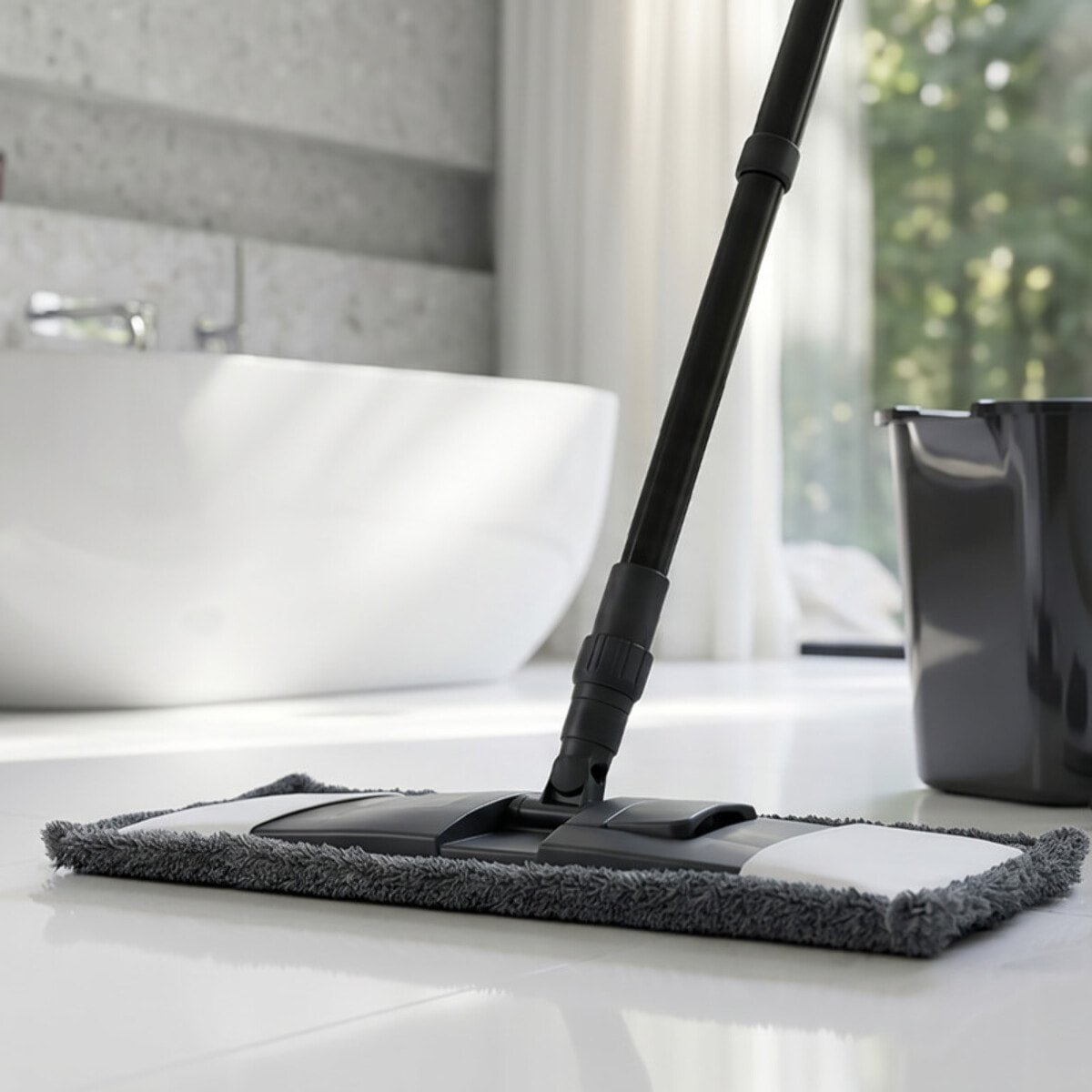 Balai mop manche télescopique Microfibre 67x120cm MSV