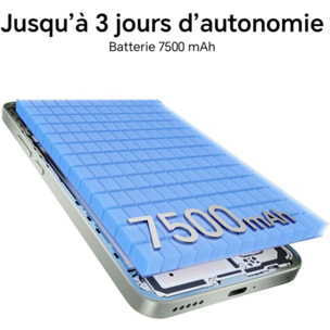 Smartphone HONOR Pack Magic8 Lite Noir 256Go + Earbuds X8i