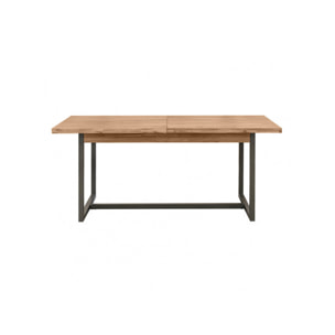 Table de repas extensible en bois et métal L180/220cm - POSITANO