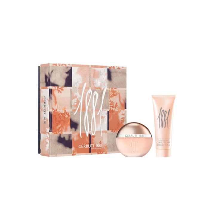 1881 Femme - Coffret Eau de Toilette 50ml + Lait Corps 75ml
