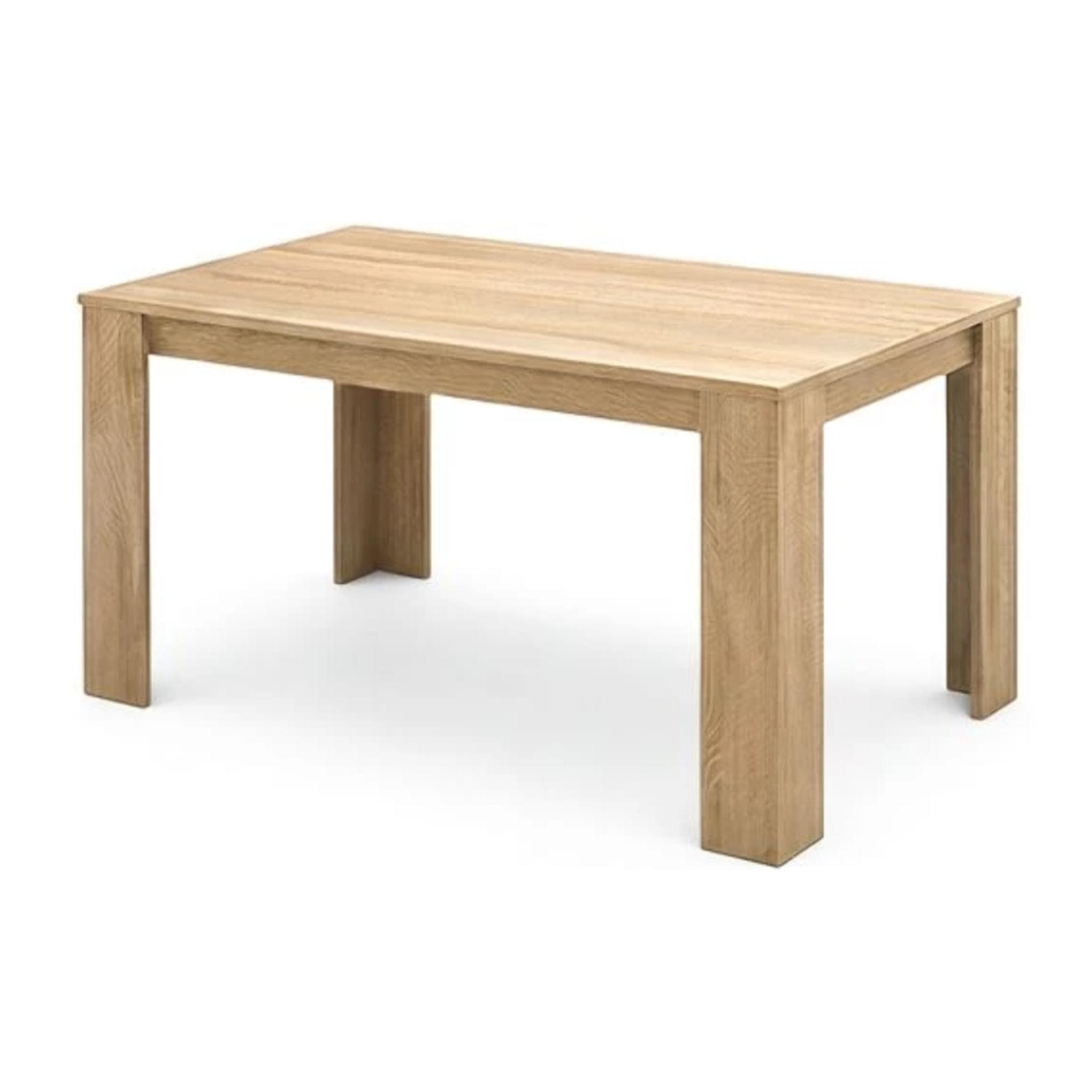 Mesa de comedor Naya en roble canadian 140X80 cm Roble Canadian