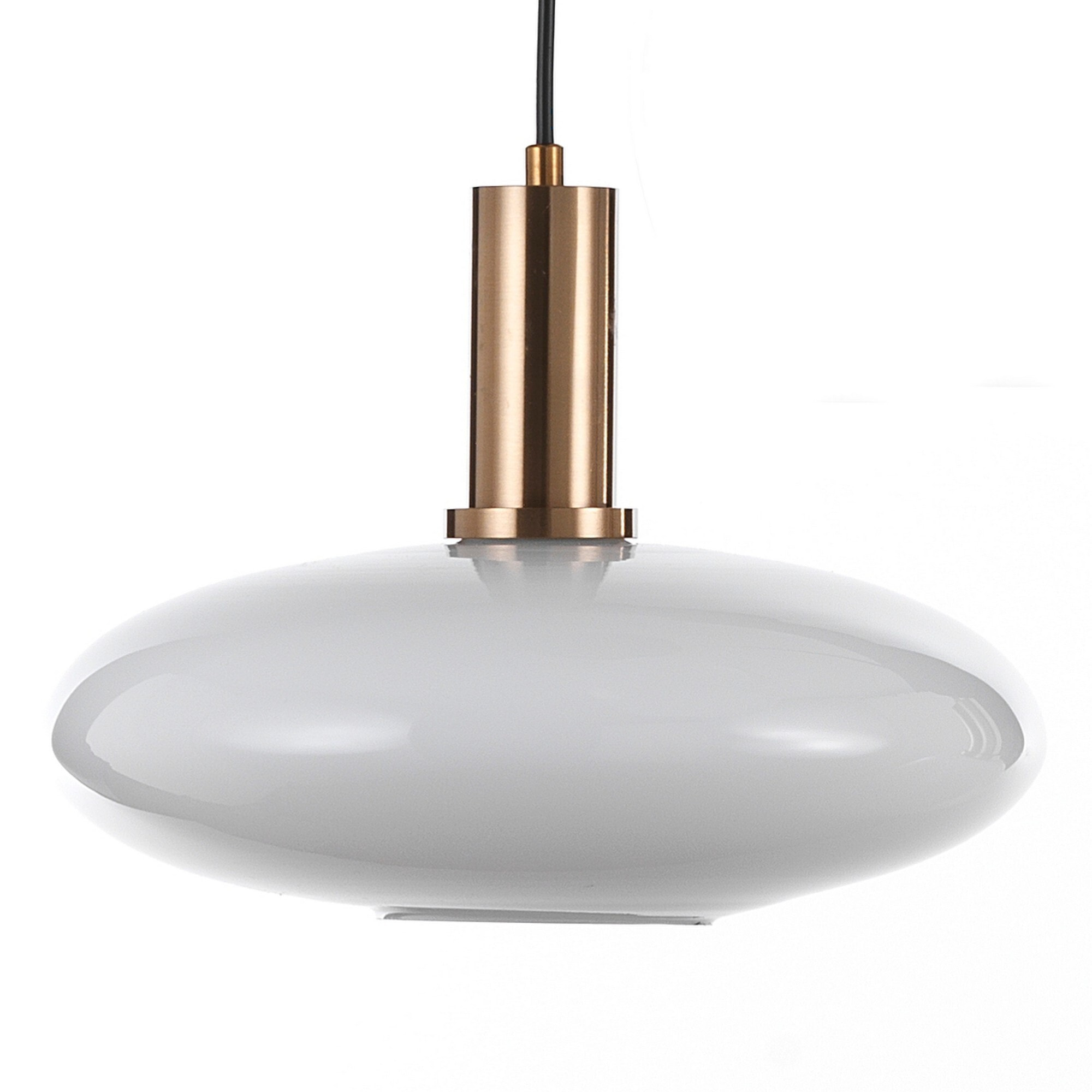 Suspension Tomasucci CLOUD, en acier et verre, blanc