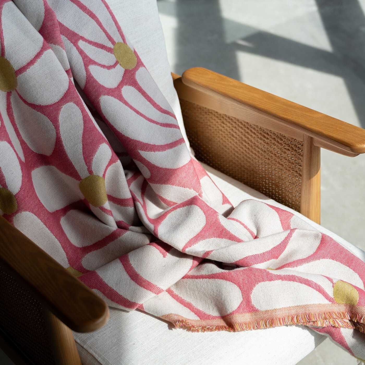 Plaid marguerites 170x130cm Kare Design