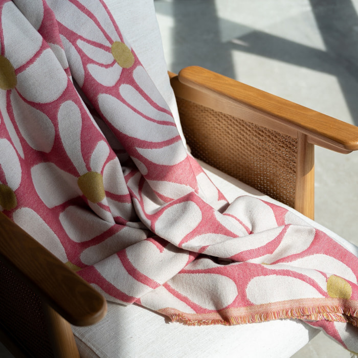 Plaid marguerites 170x130cm Kare Design