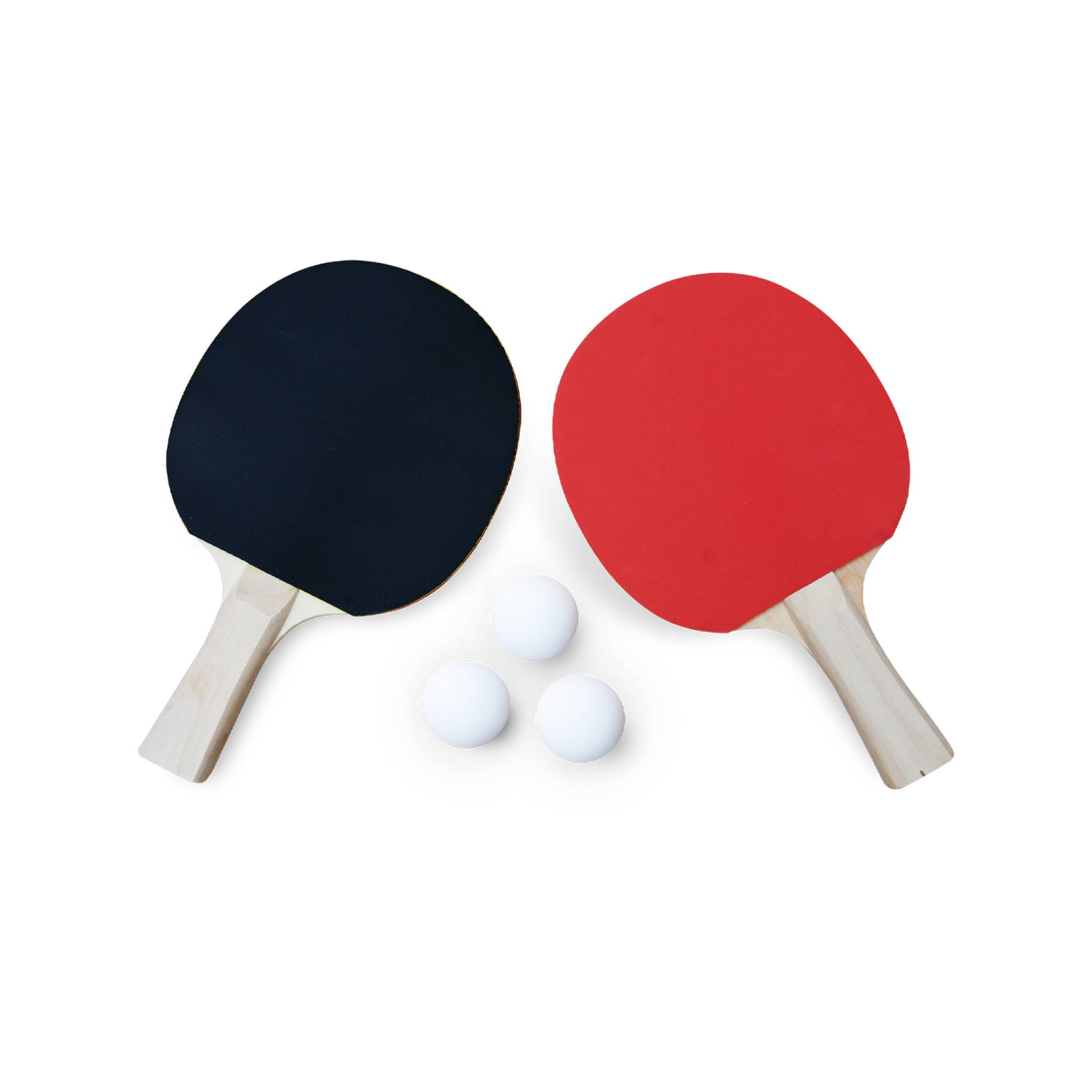 Table de ping pong intérieure pliante avec 4 raquettes et 6 balles TABLE DE PING PONG INTÉRIEURE PLIANTE + RAQUETTES
