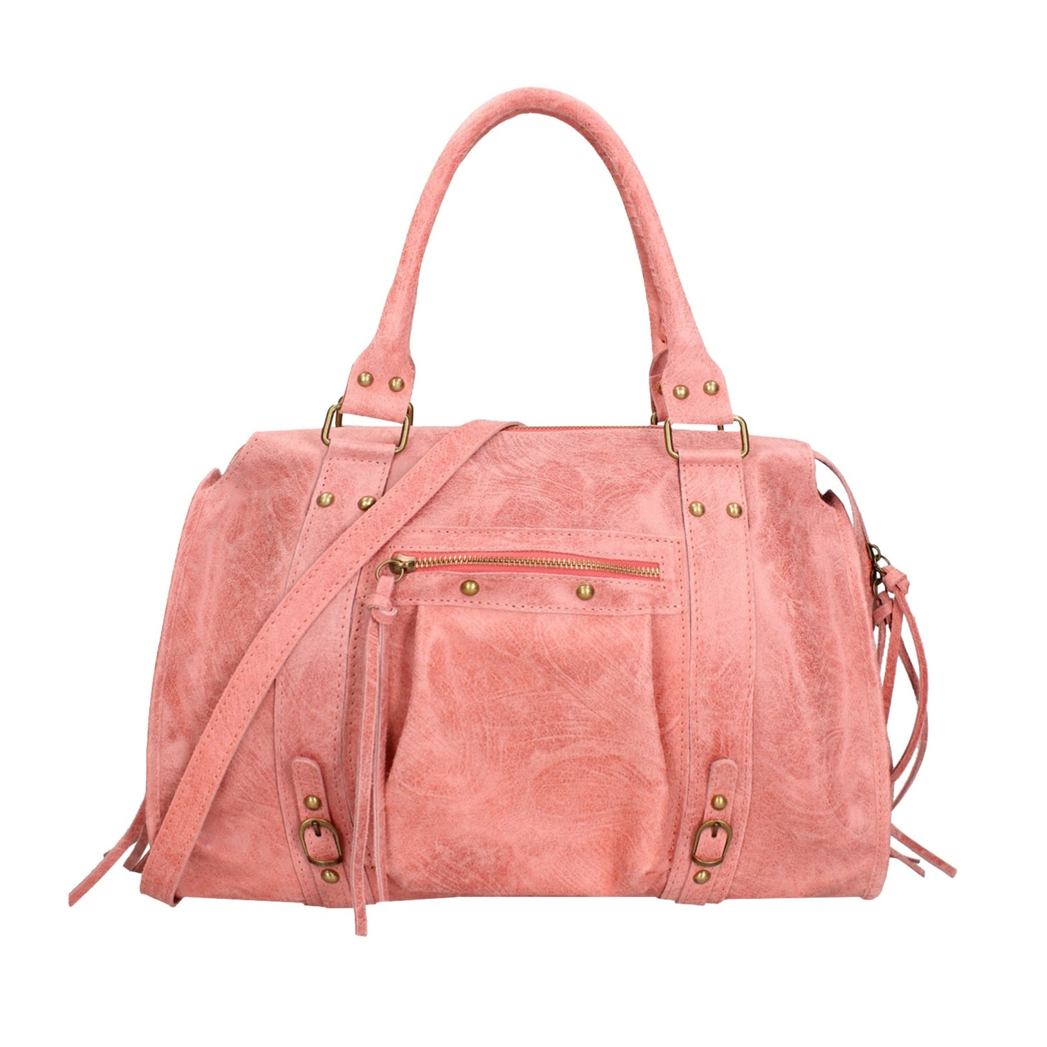 Borsa a spalla da donna - Modello Clara - Vera pelle - 41.0 x 28.0 x 13.0 cm