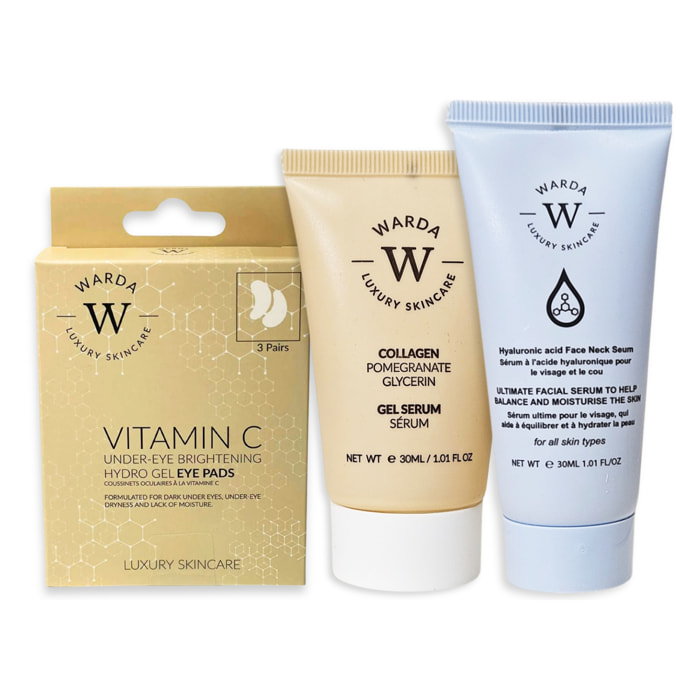 Suero en gel de colágeno Skin Lifter Boost + gel hidro para el contorno de ojos con vitamina C