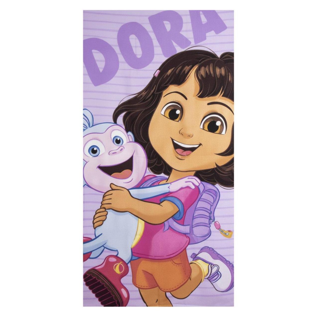 Toalla Microfibra de Dora La Exploradora - 70x140x1 cm - Morado
