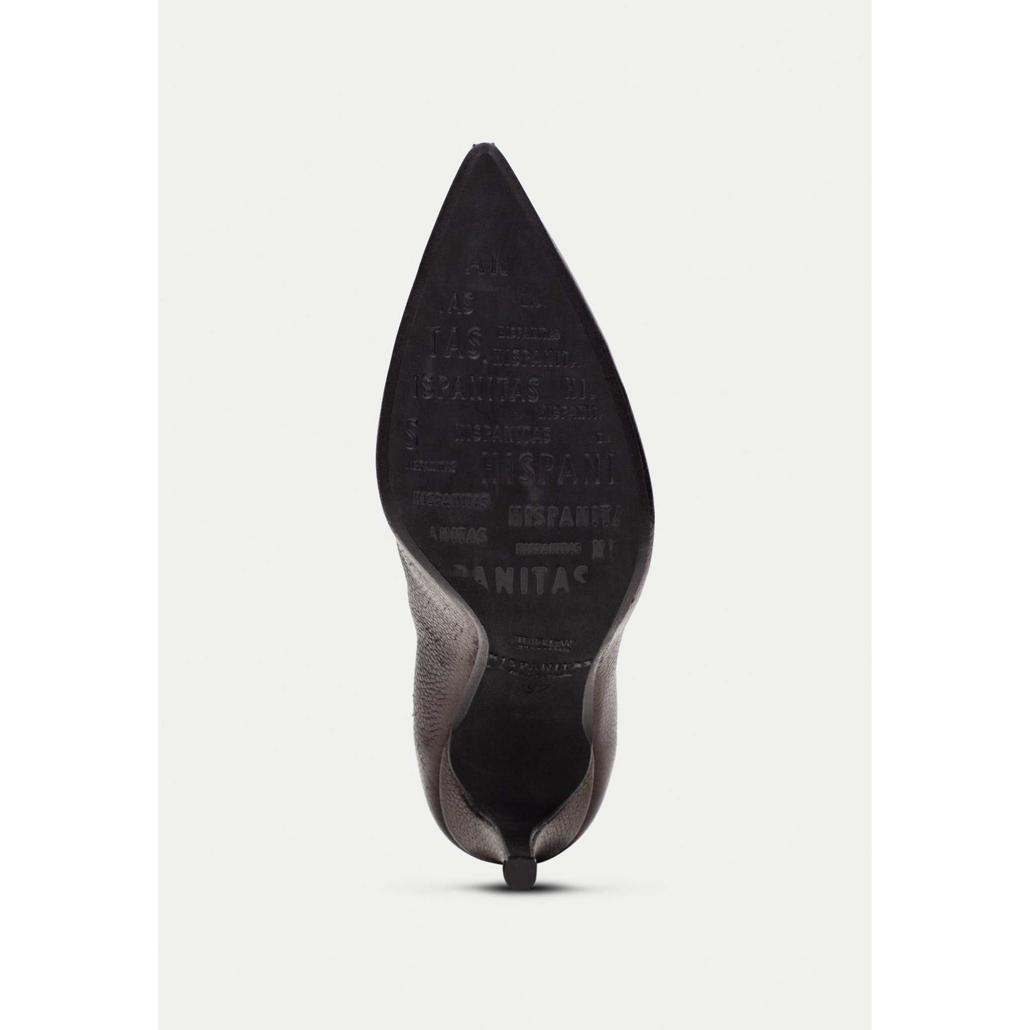 Abotinado Samanta Marron metalizado 9 cm