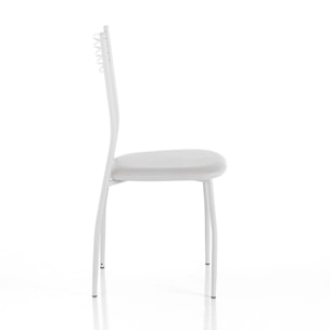 Tomasucci Lot de 4 Chaises READY BLANCHE