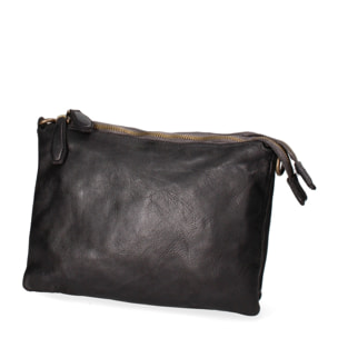 Borsa a tracolla da donna - Modello Lucca - Vera pelle - 26.0 x 19.0 x 3.0 cm