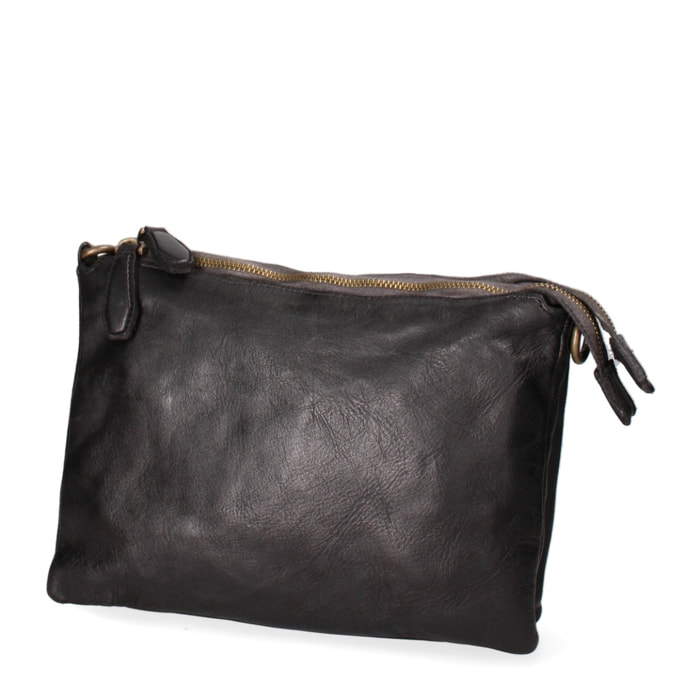 Borsa a tracolla da donna - Modello Lucca - Vera pelle - 26.0 x 19.0 x 3.0 cm