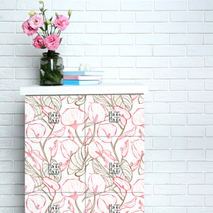 Sticker meuble tropical kinzika 40 x 60 cm