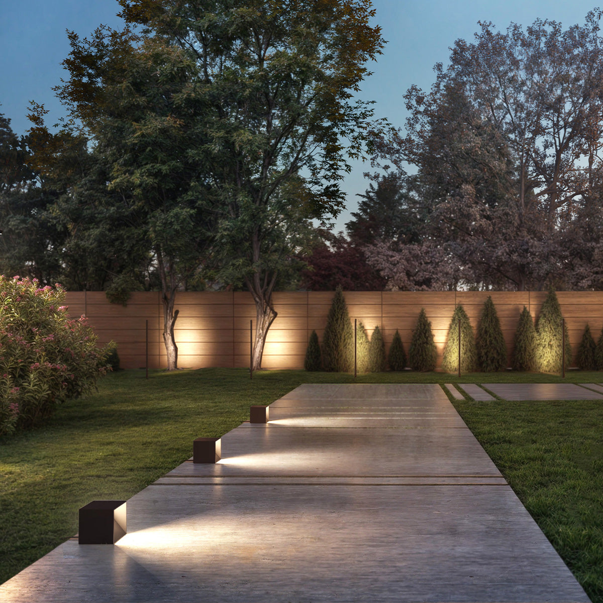 Borne solaire aluminium SHOW H12CM