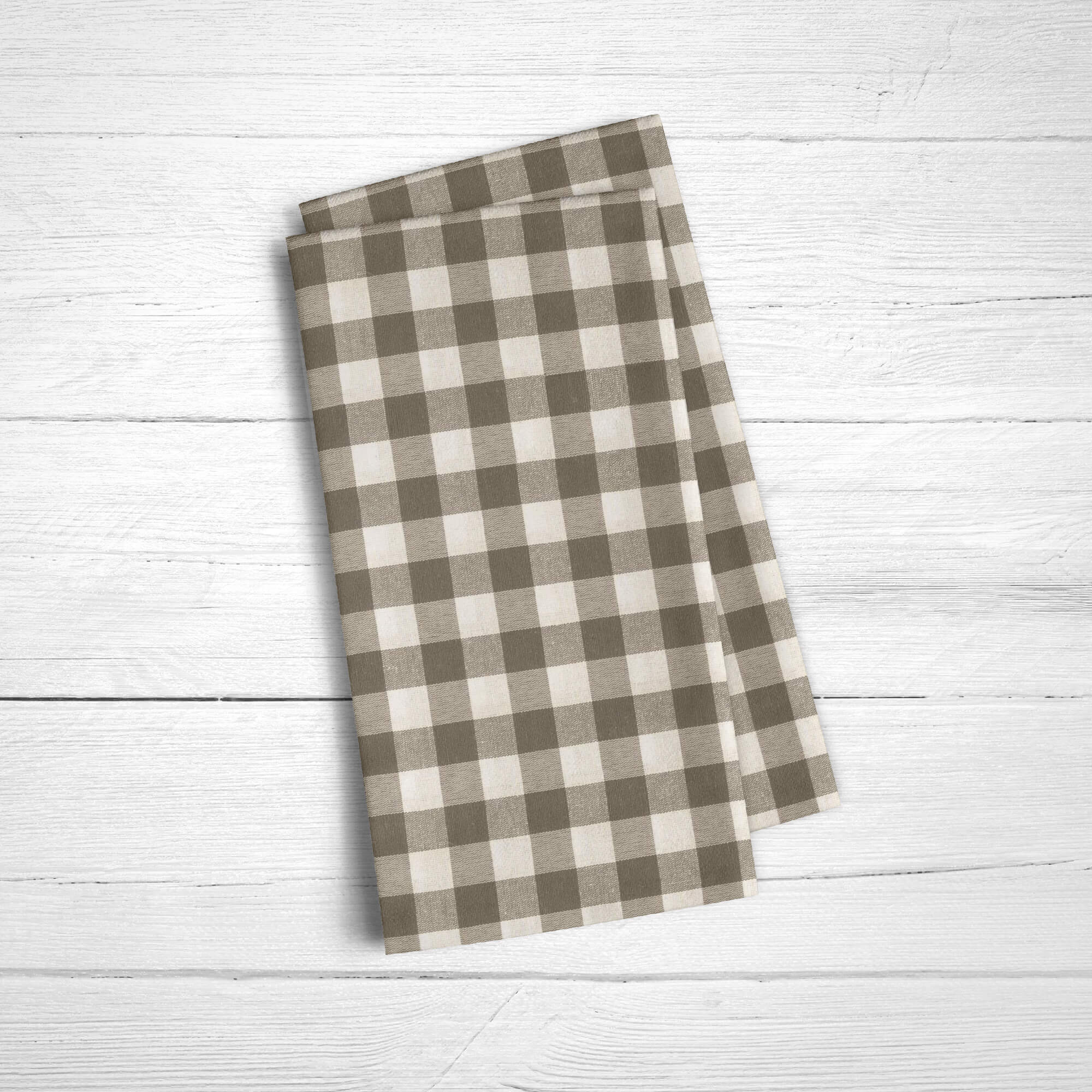 Pack de 2 serviettes Carreaux 150-04 - 45x45 cm